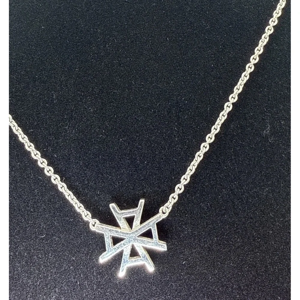 India Hicks Legacy Letter Necklace, Letter A Sterling Silver 16-18